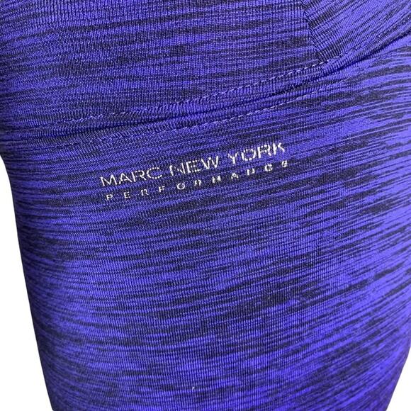 MARC NEW YORK PERFORMANCE Leggings Size S Space Purple Print hidden Pock… - Picture 5 of 7